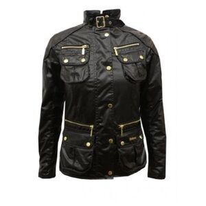 Barbour Women's National Trials Wax Jacket - Black
